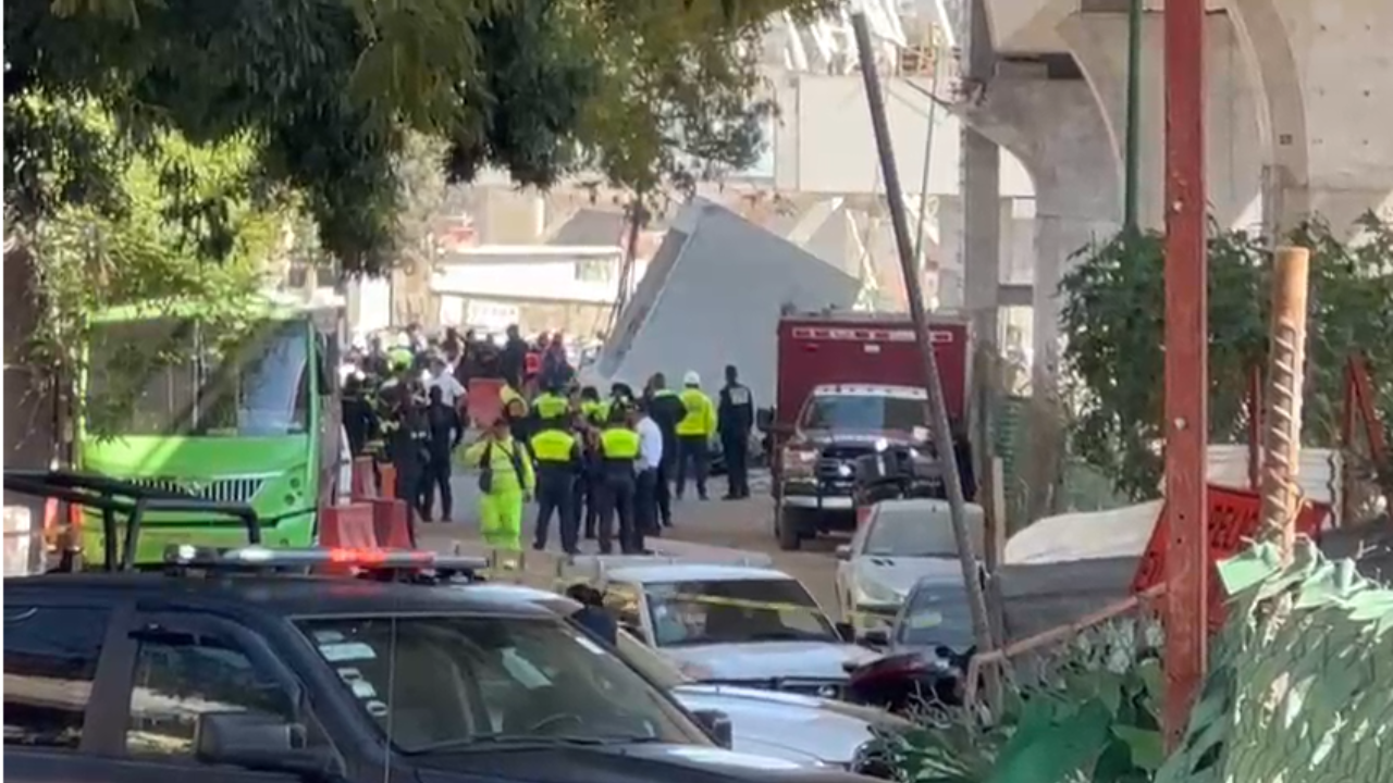 Se Cae Estructura Del Tren Interurbano En La Alcald A Lvaro Obreg N