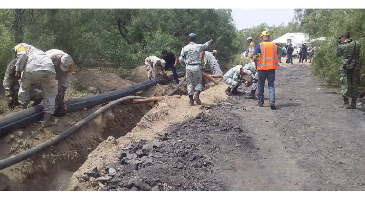 Incrementan el bombeo de agua en la mina de Sabinas
