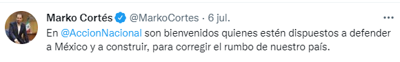 Marko Cortés le responde a Javier Lozano con los brazos abiertos