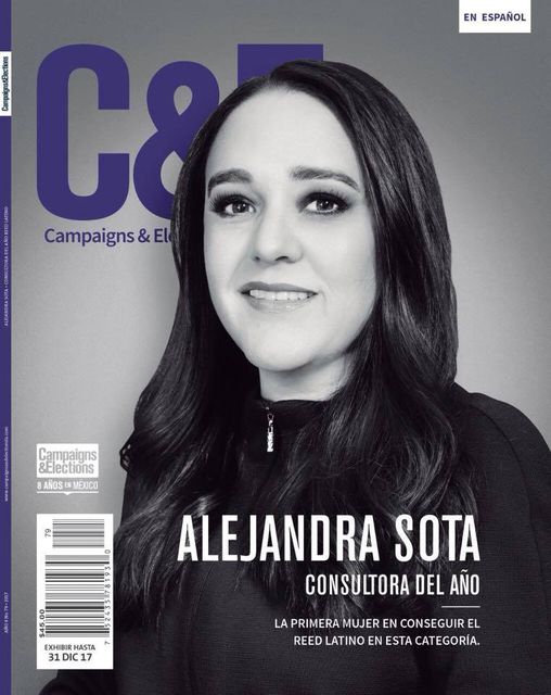 Portada de revista con Alejandra Sota. Foto: Facebook