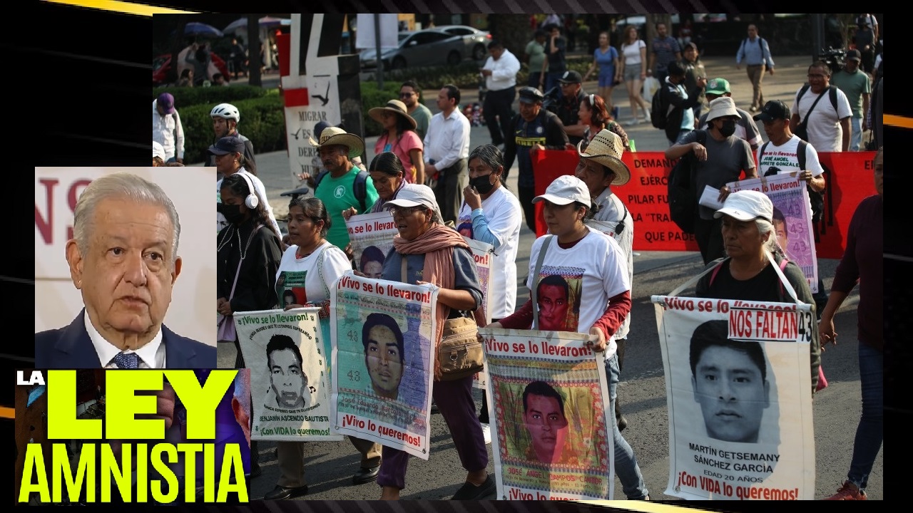 La Ley de Amnistía asistirá en el caso Ayotzinapa: AMLO