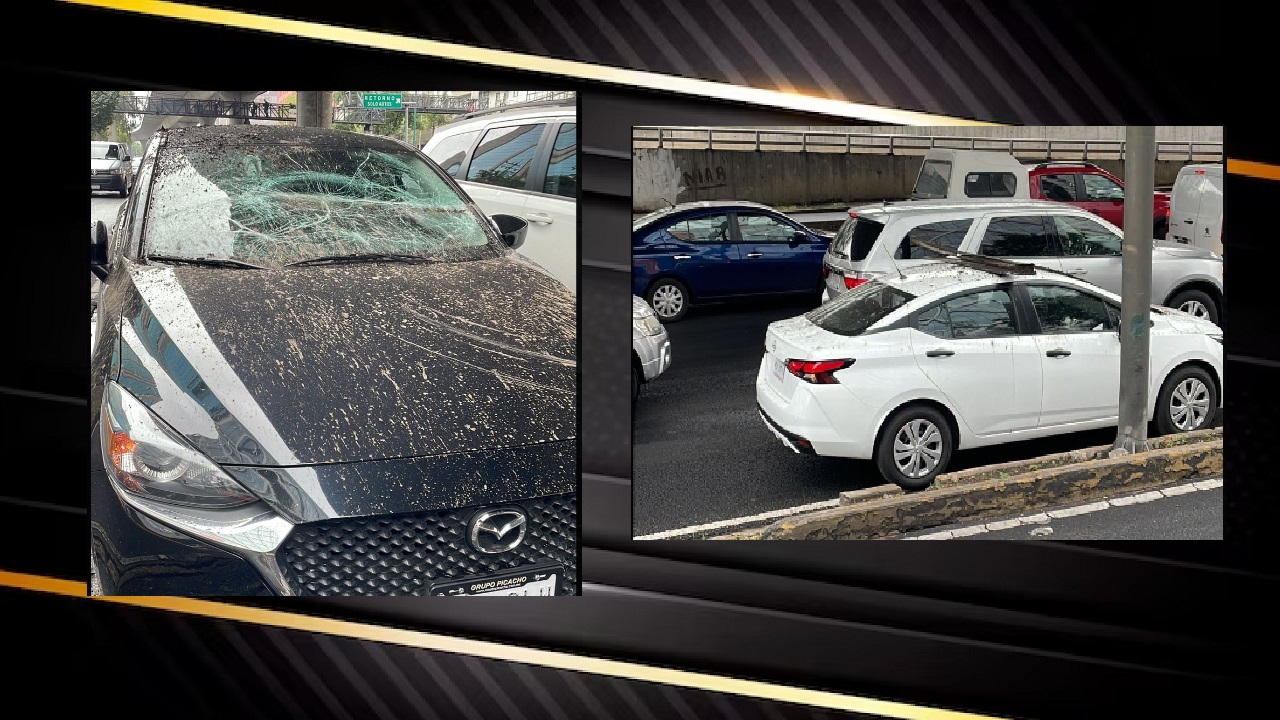 Cae parte de la techumbre del segundo piso de Periférico Sur