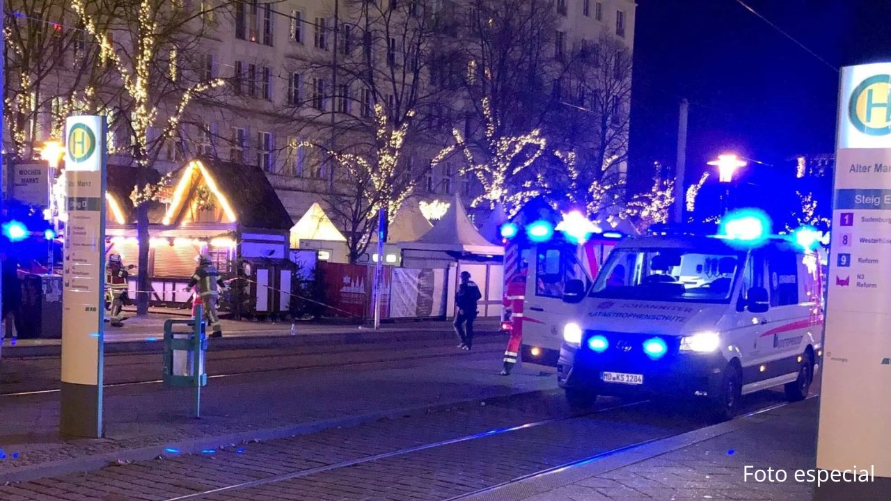 Atropello masivo en  mercado navideño en Alemania