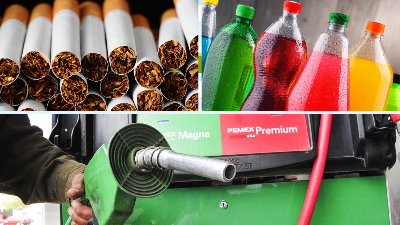 Refrescos, Gasolina y cigarros aumentaran de precio 4.5% en 2025 