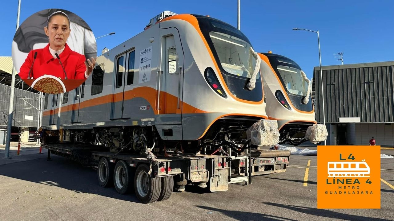 Sheinbaum supervisó L4 del Metro de Guadalajara