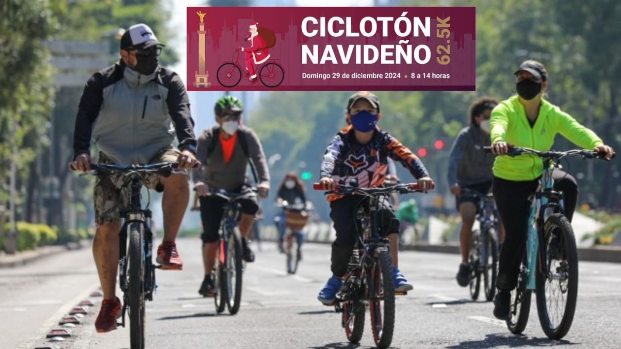 ¡No te lo pierdas!  hoy se realiza el Ciclotón Navideño