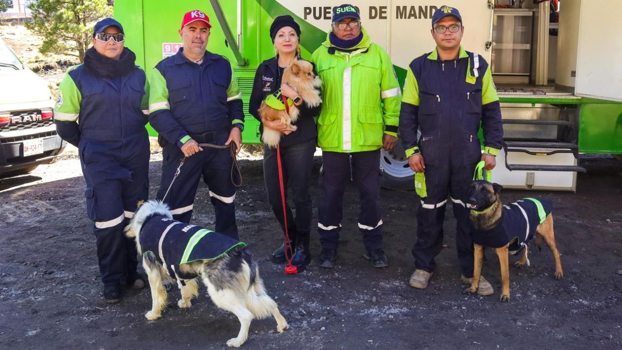 Operativo de atención a emergencias en el Nevado de Toluca