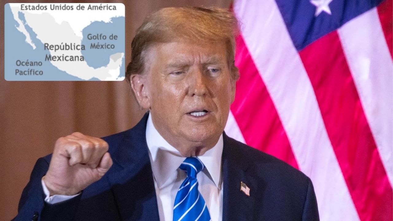 Busca Trump renombrar al Golfo de México como “Golfo de América”