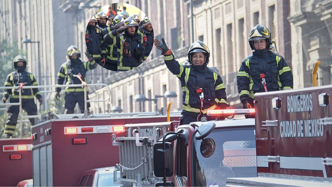 Heroico Cuerpo de Bomberos, marcha en la CDMX