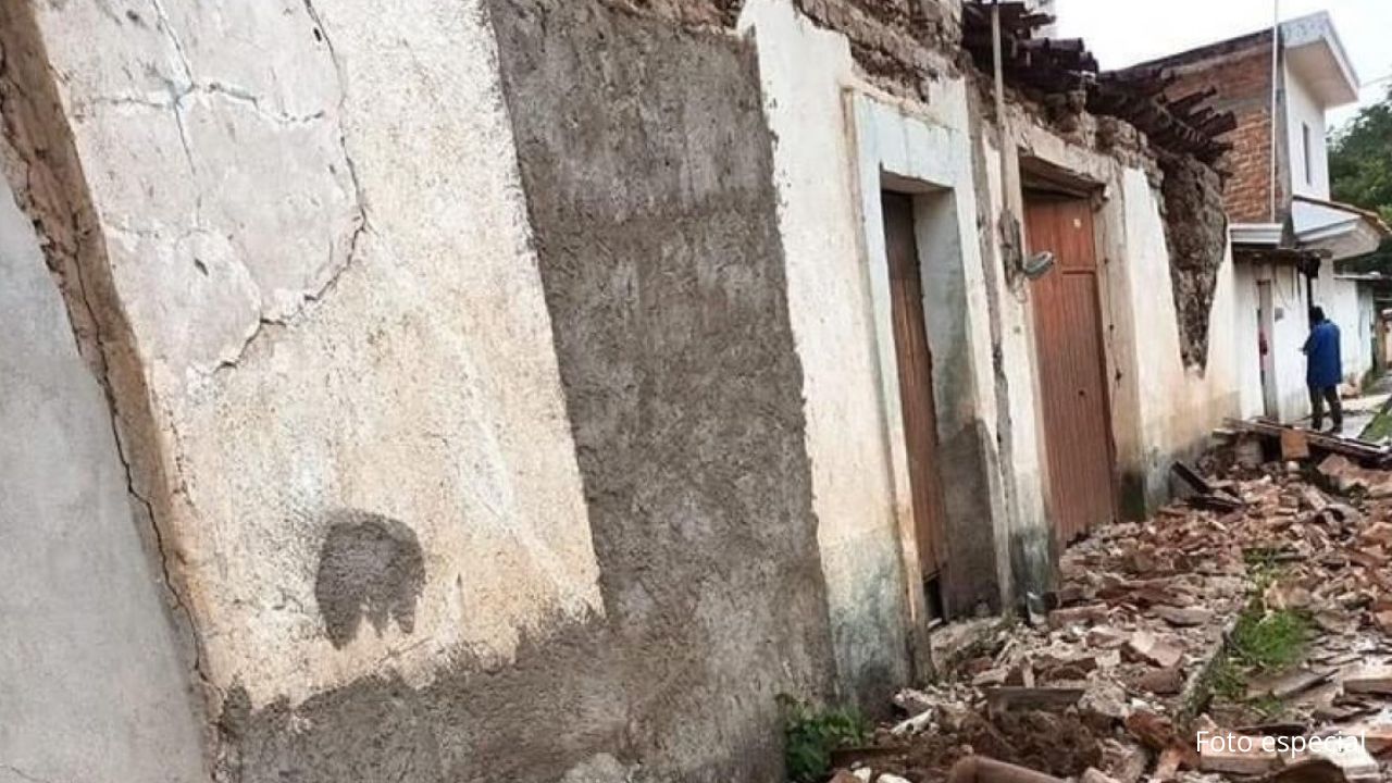 Daños en Chinicuila, Michoacán tras sismo