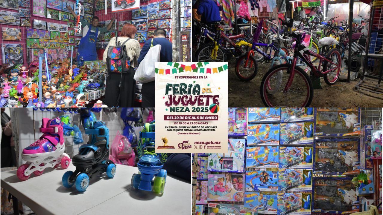 Nezahualcóyotl te invita a la feria del Juguete