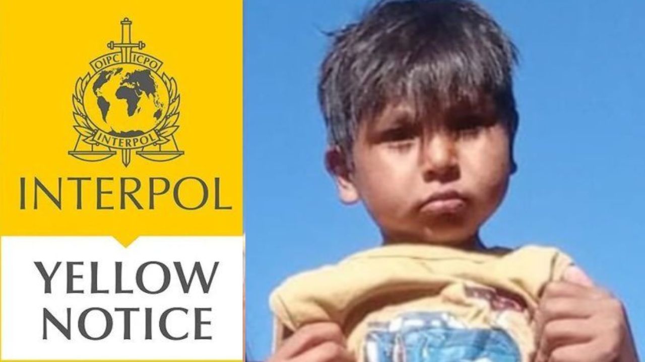 Interpol emite alerta internacional por niño de 3 años desaparecido