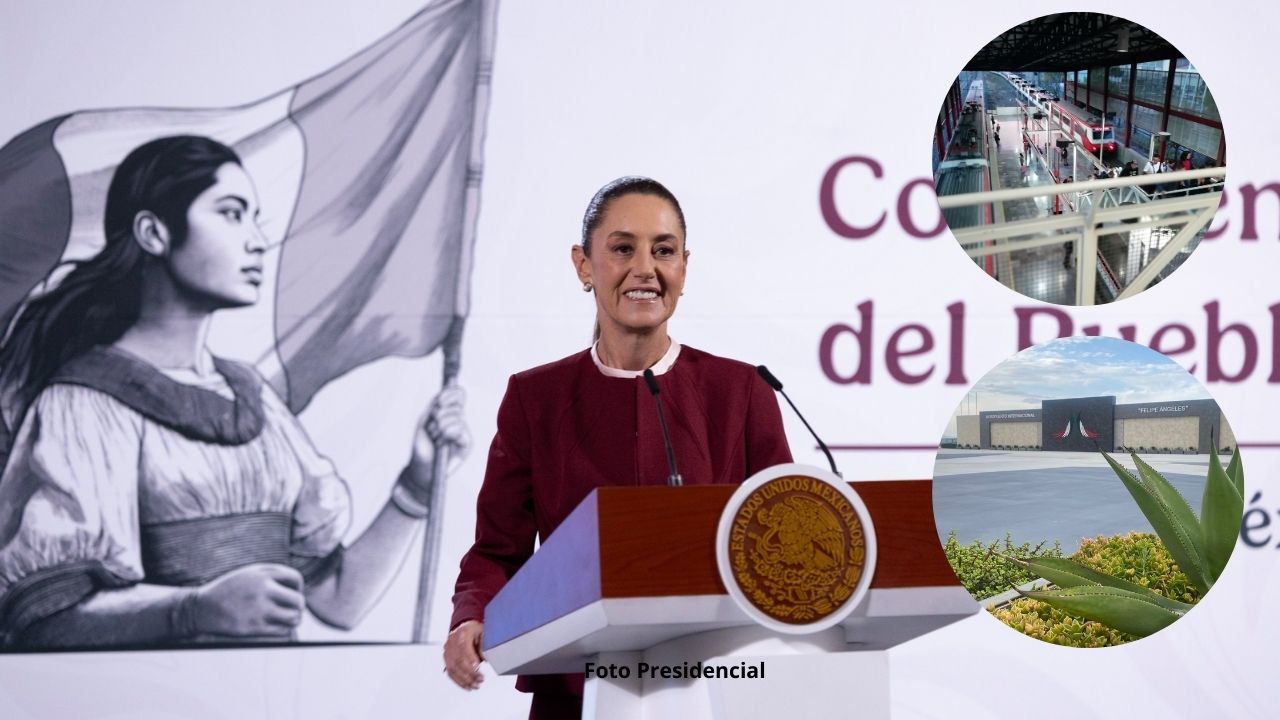 En julio del 2025 se inaugura el tramo México-AIFA: Sheinbaum