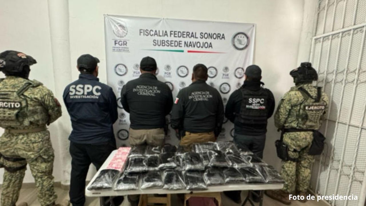 Cae en Sonora hombre con 32 kilos de fentanilo