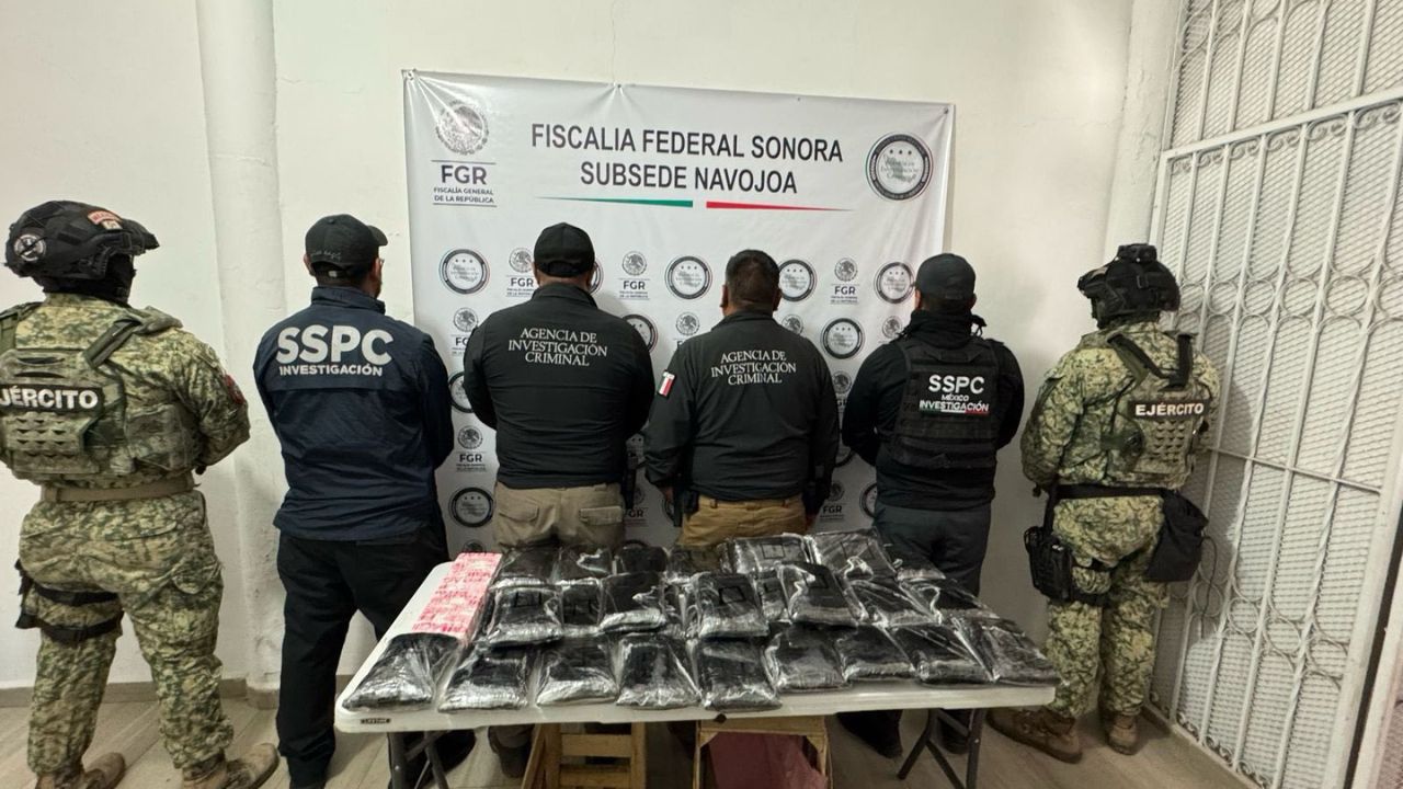 Aseguran 150 mil pastillas de fentanilo en Sonora