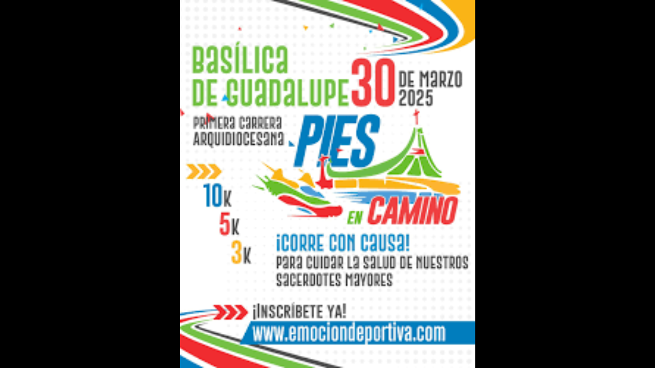 La Arquidiócesis Primada te invita a la carrera “Pies en camino” 