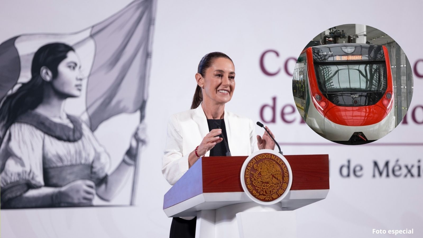 Sheinbaum apoyará a Brugada para concluir el Tren Interurbano