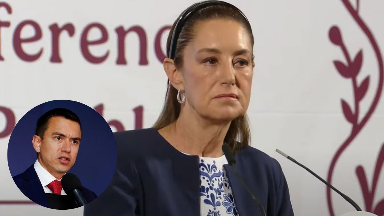 Sheinbaum rechaza dichos de Noboa sobre envío de sicarios a Ecuador