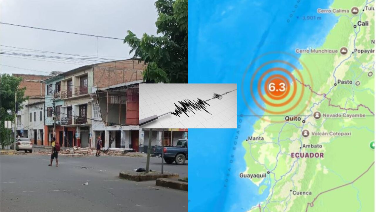 Sismo de 6.3 remece Ecuador