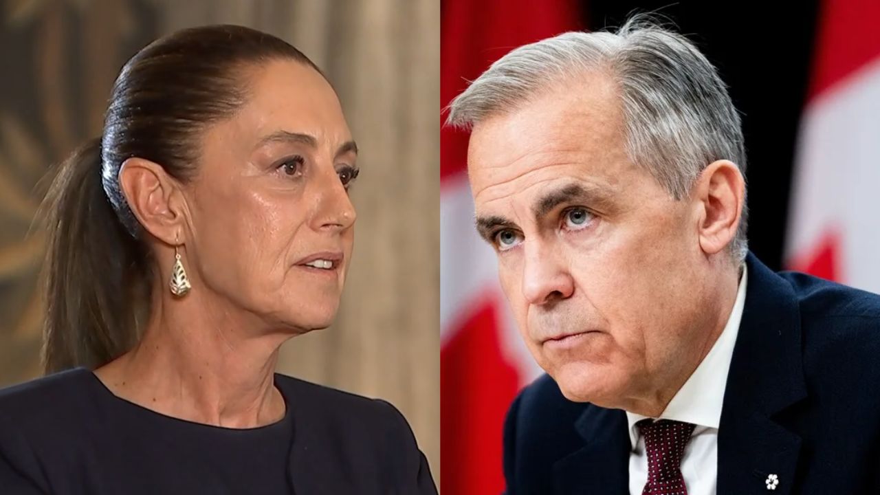 Sheinbaum sostiene primera llamada con Mark Carney