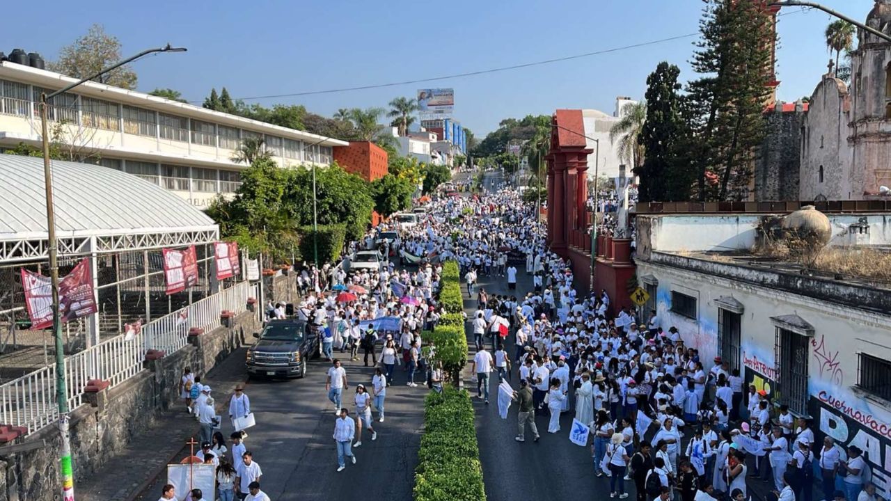 20 mil personas marcharon por la paz en Morelos