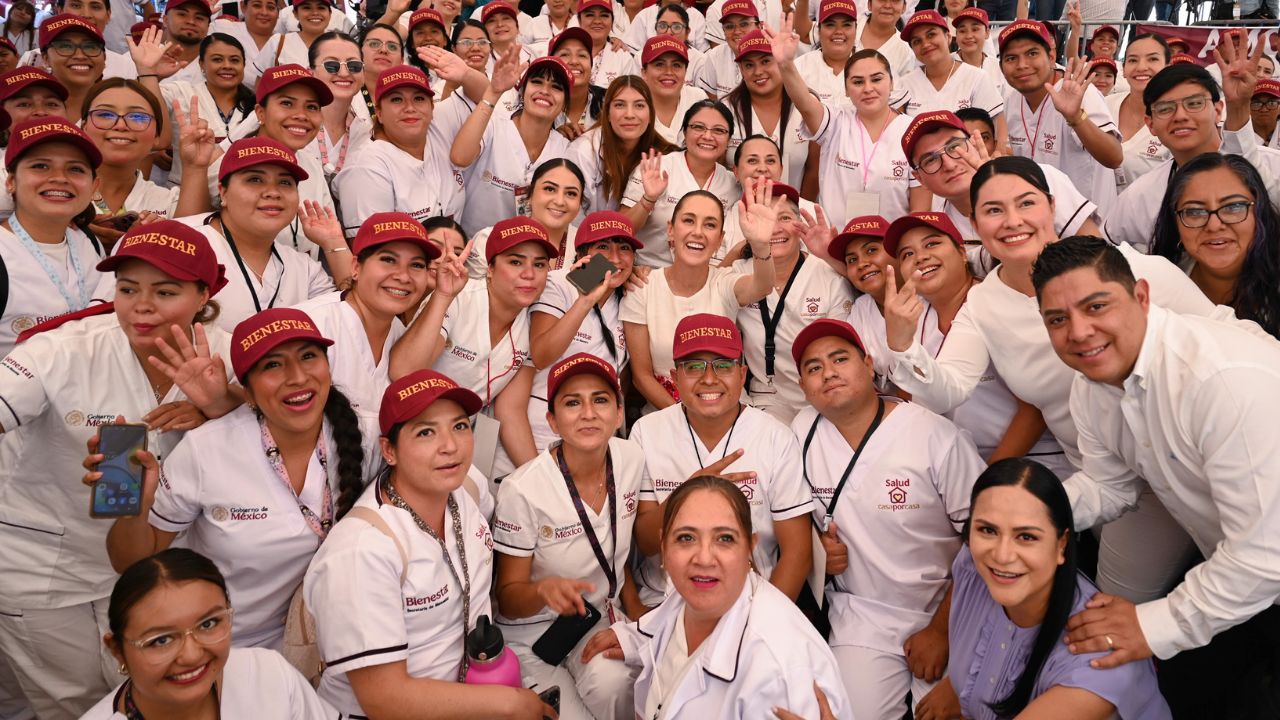 Presenta Sheinbaum el programa Casa por Casa en SLP