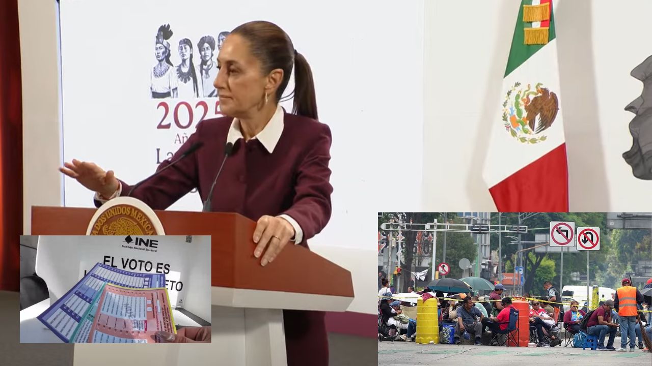 Sheinbaum confía en que CNTE no boicoteará elección judicial