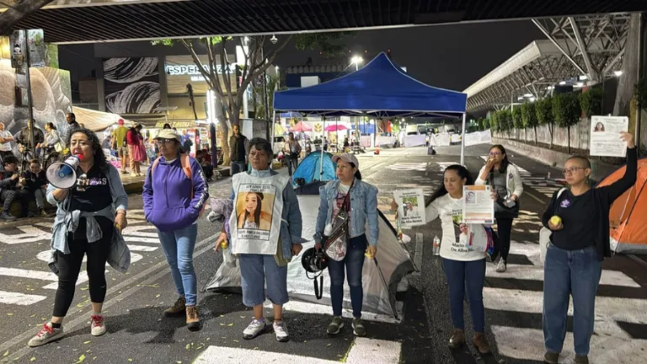Madres buscadoras liberan Calzada de Tlalpan tras 30 horas de bloqueo
