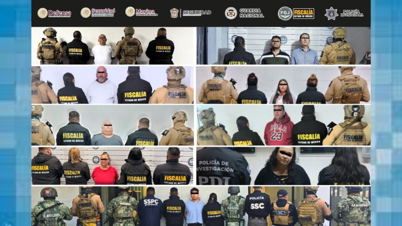 Notarios y funcionarios del Edomex detenidos por despojo