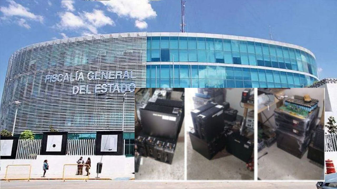 Fiscalía de Puebla localizó 200 baterías de litio robadas