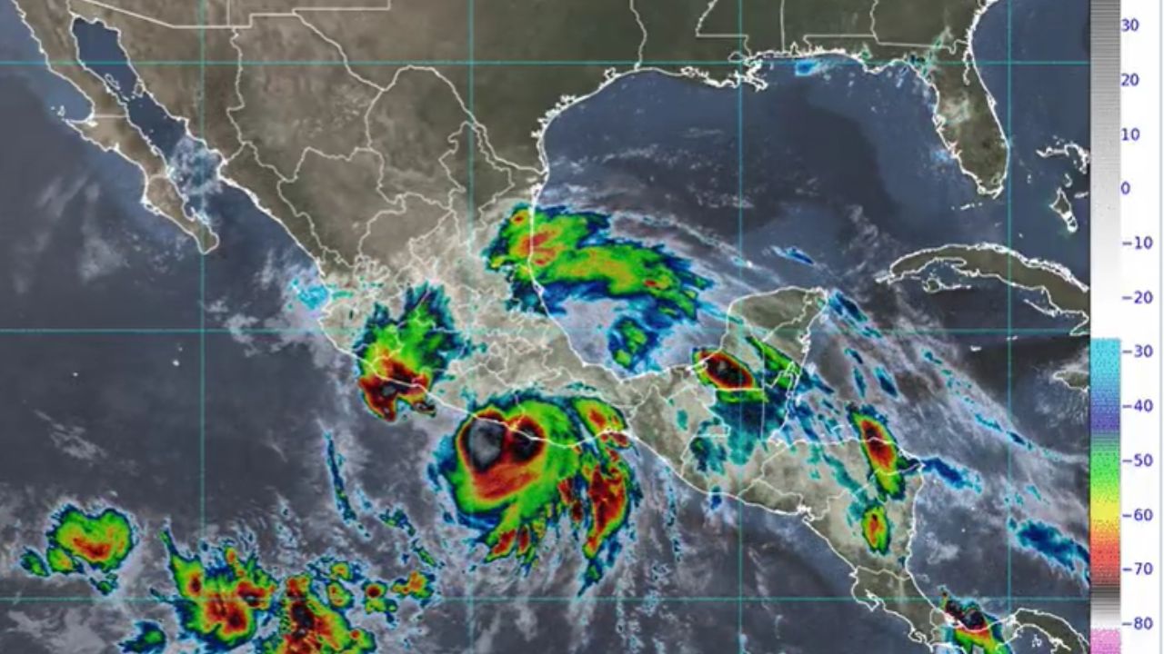 El huracán “Erick” tocó tierra, como categoría  3
