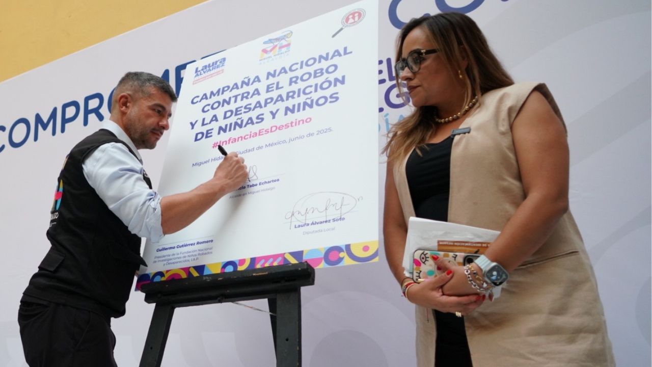 Primera Campaña Nacional contra el Robo de Niños en la CDMX