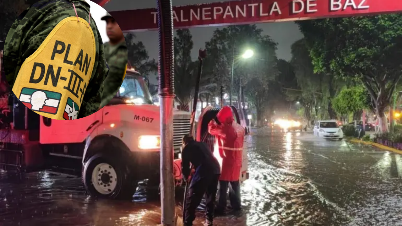 Activan Plan DN-lll por lluvias en el Edomex 