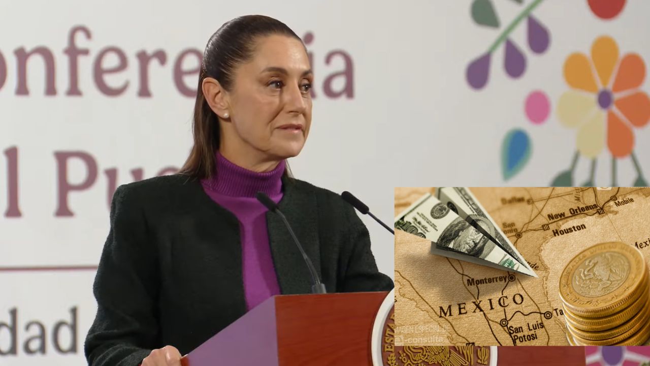 Sheinbaum reembolsará impuesto a remesas  