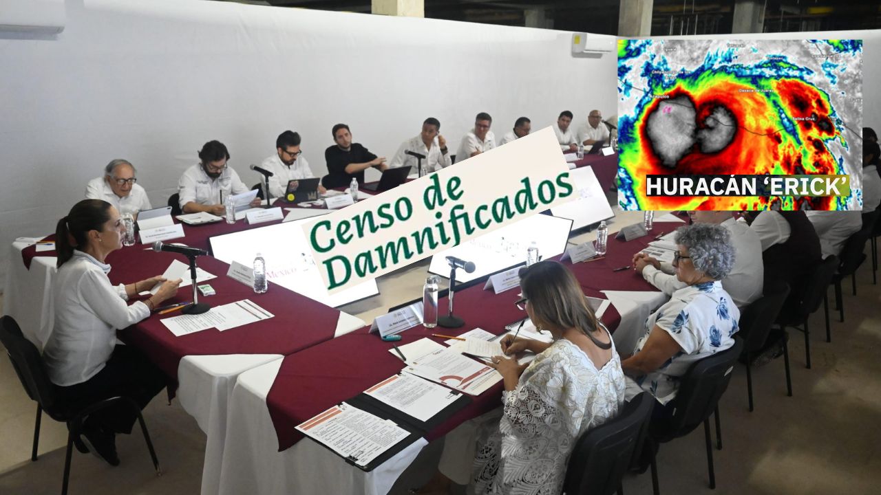 Inicia censo de damnificados tras el huracán Erick