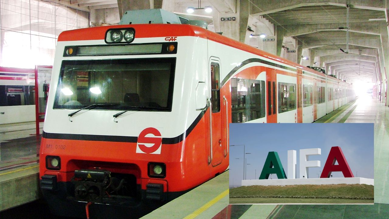 En diciembre el tren llegará al AIFA