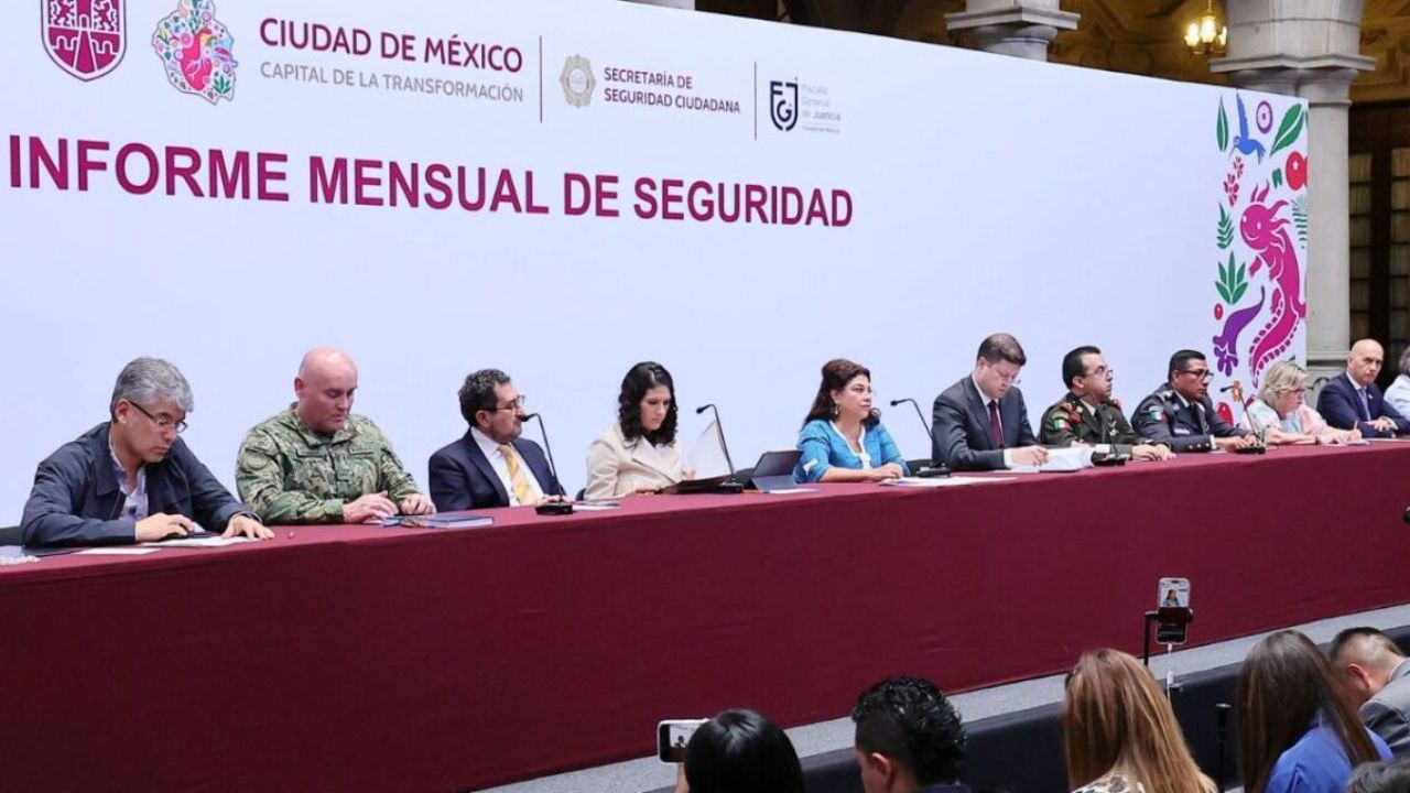 Disminuyen delitos de alto impacto en CDMX en más de 66%