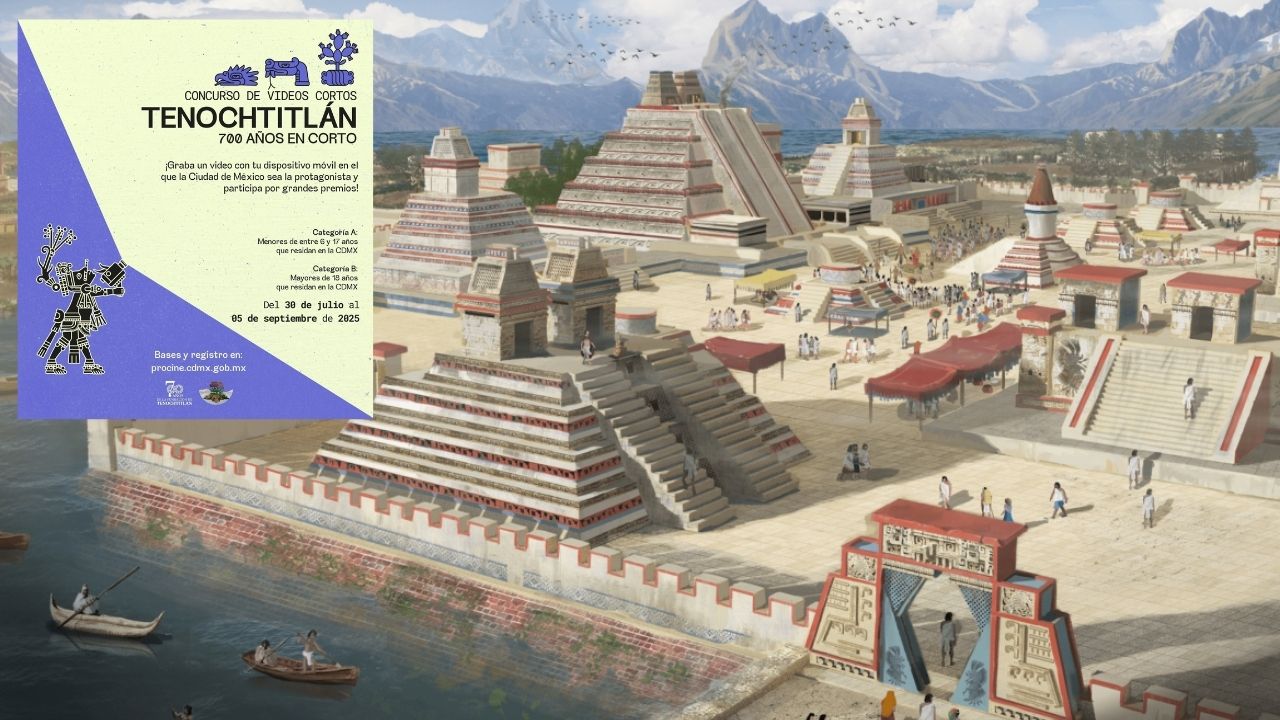 ¿Te gusta grabar videos? Participa en “Tenochtitlan 700 años en corto”