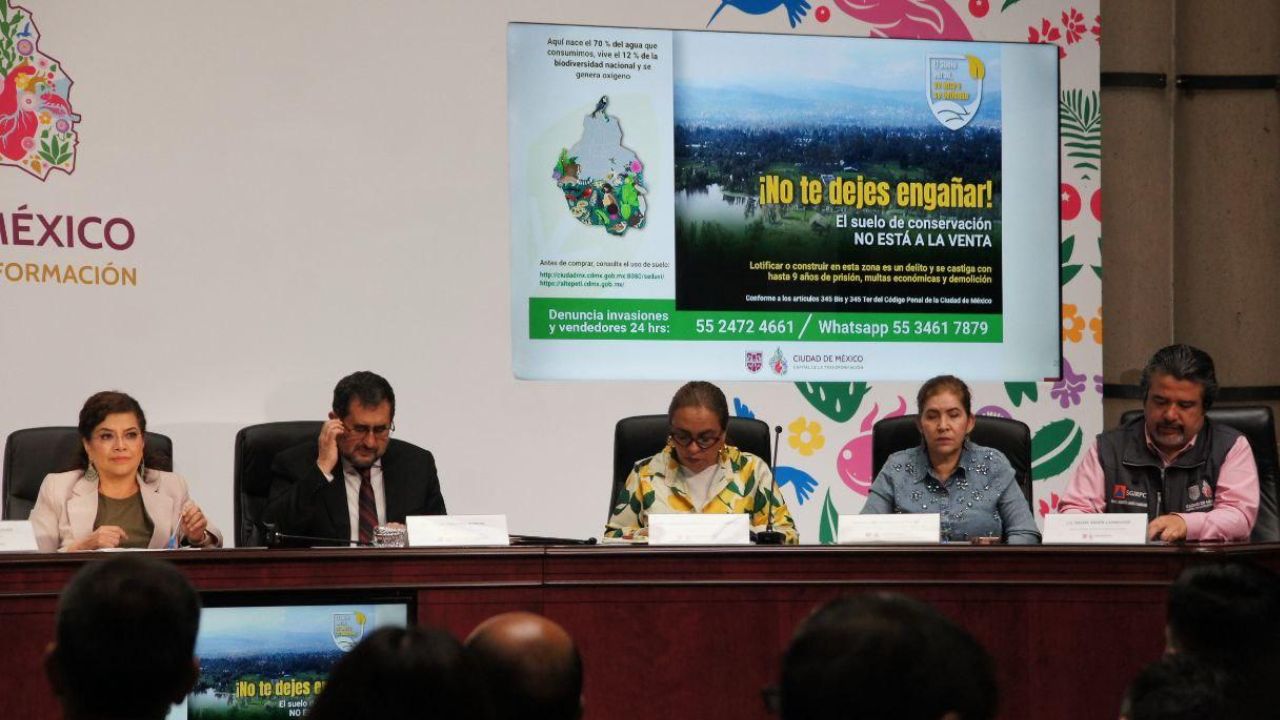 “¡No te dejes engañar! El suelo de conservación no está a la venta”