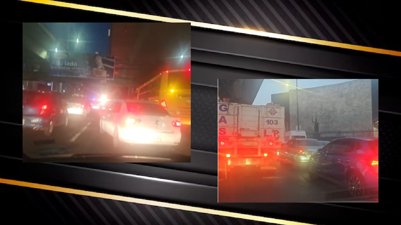 ¡Tome sus previsiones! Caos vial en Periférico Norte