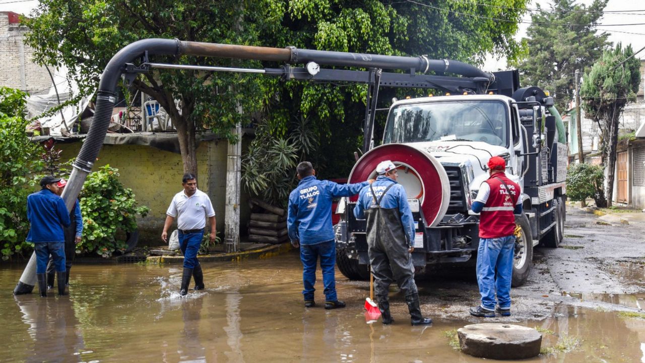 Refuerzan acciones ante las lluvias en 29 municipios del Edomex