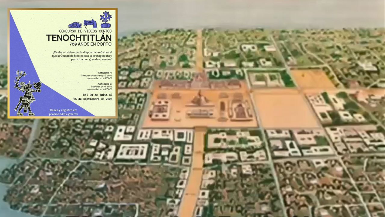 ¡Participa! Llega el concurso “Tenochtitlan: 700 años en corto”