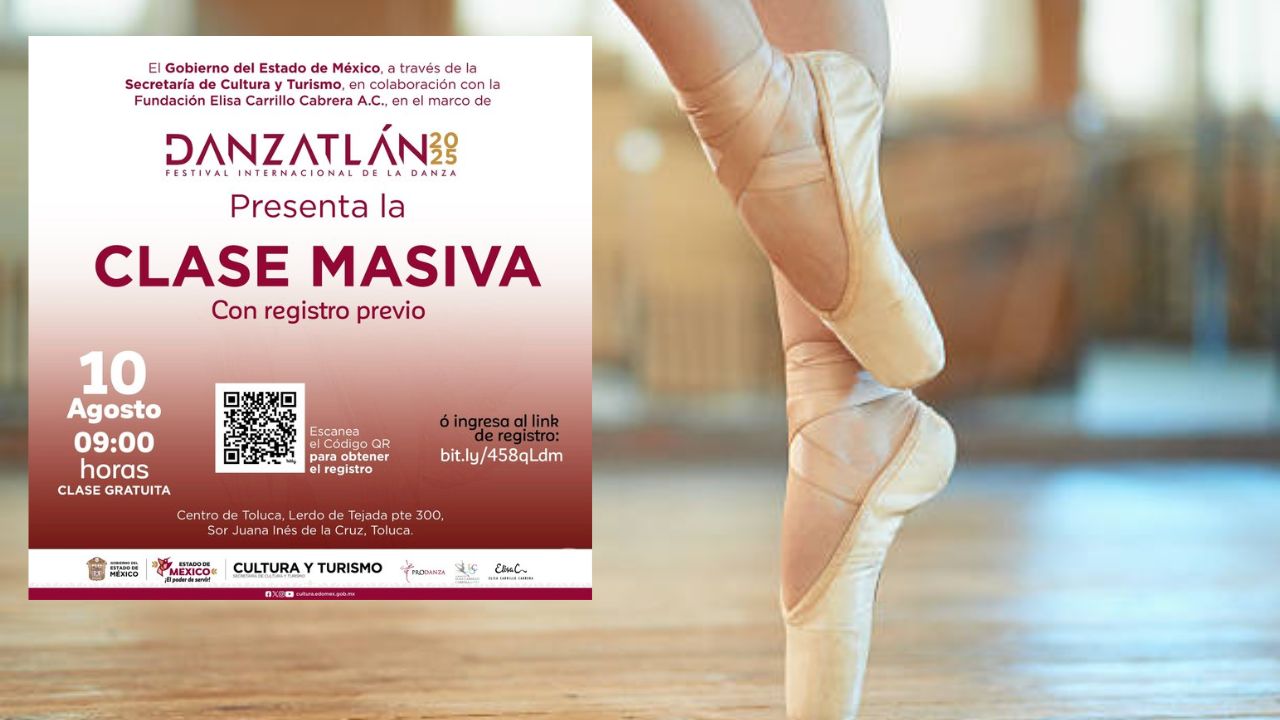 ¡No te pierdas la Clase Masiva de Danzatlán 2025 en Toluca!