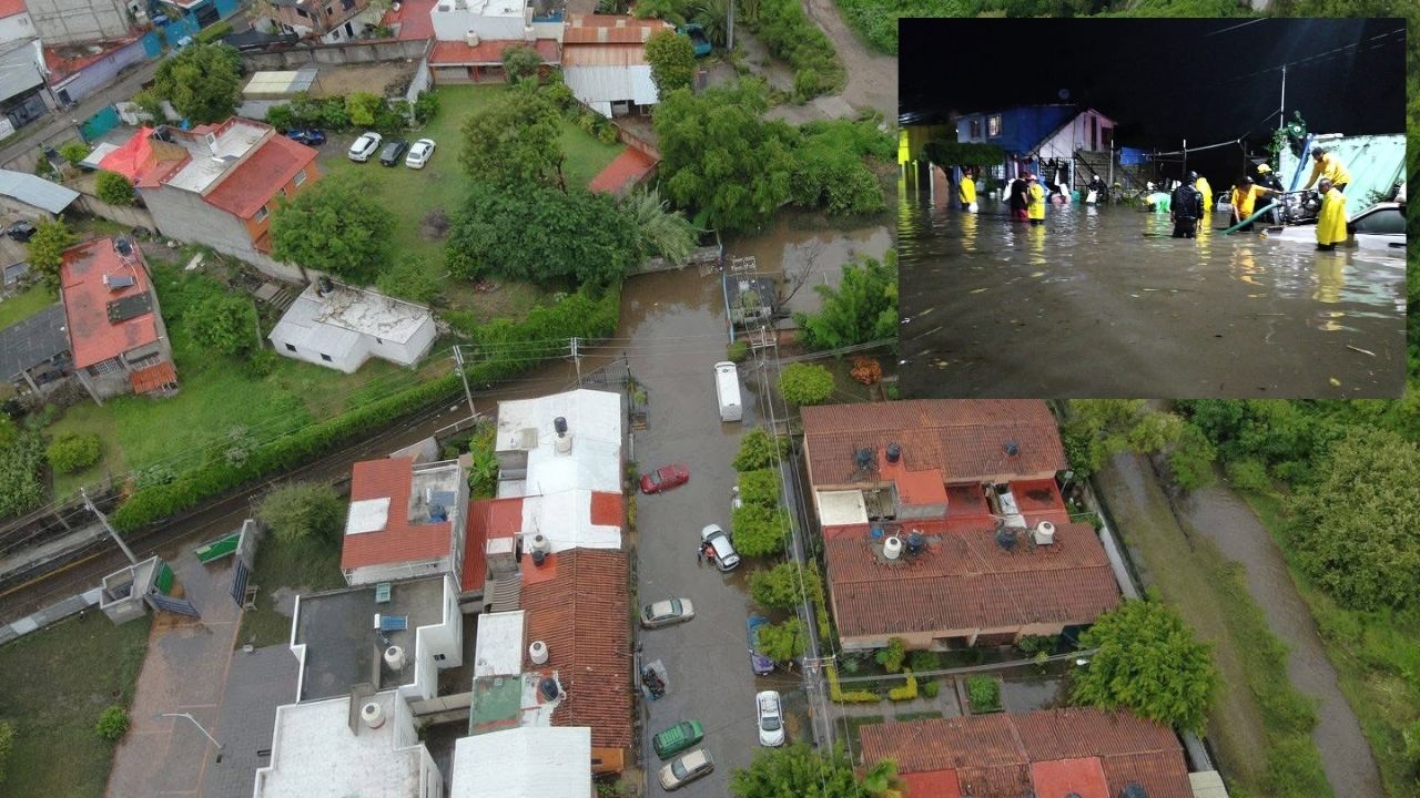 Más de 280 casas dañadas por lluvias en Morelos