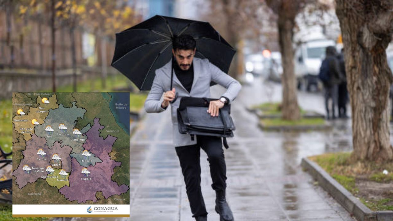 ¡Prepárate lluvias intensas! 