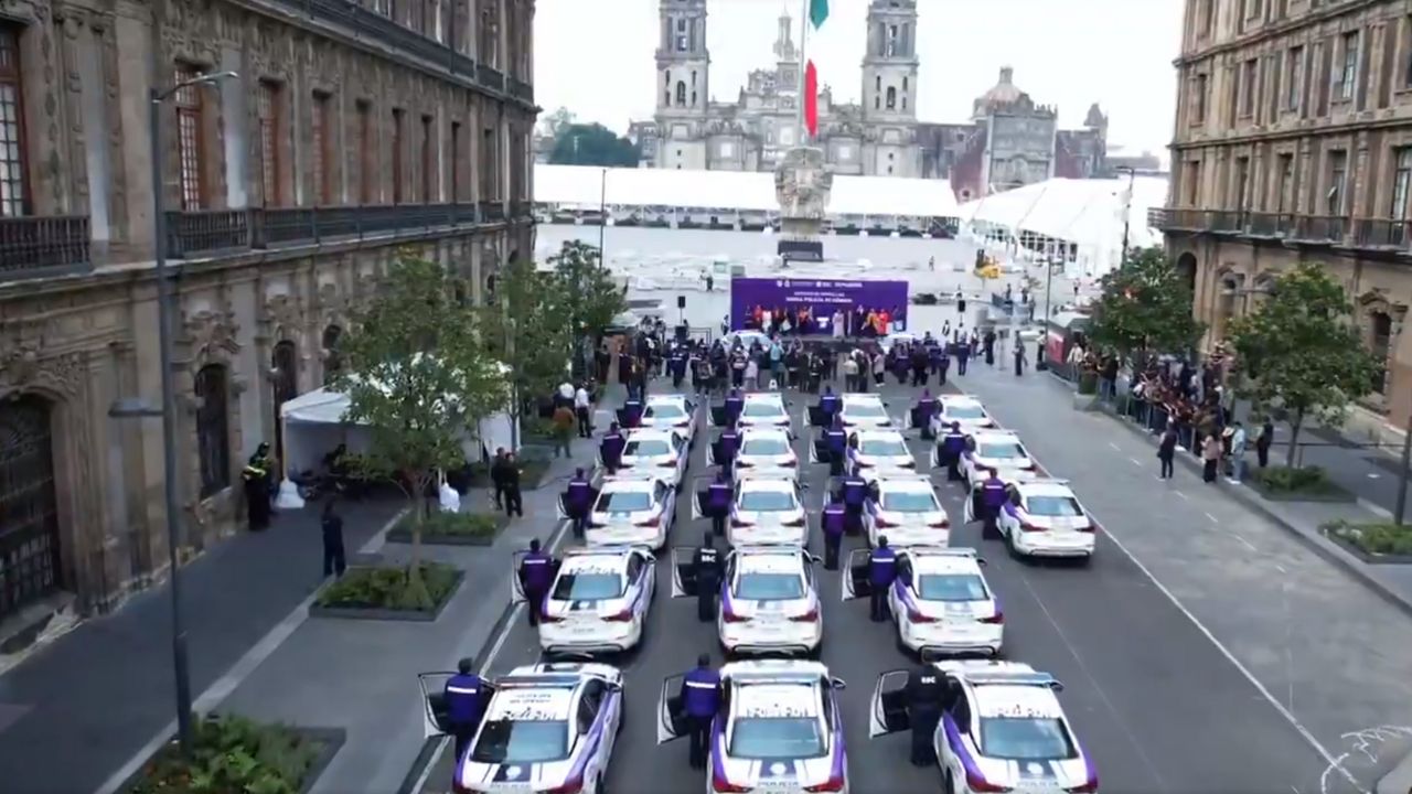 ¡Ya circulan! Patrullas moradas llegan a la CDMX
