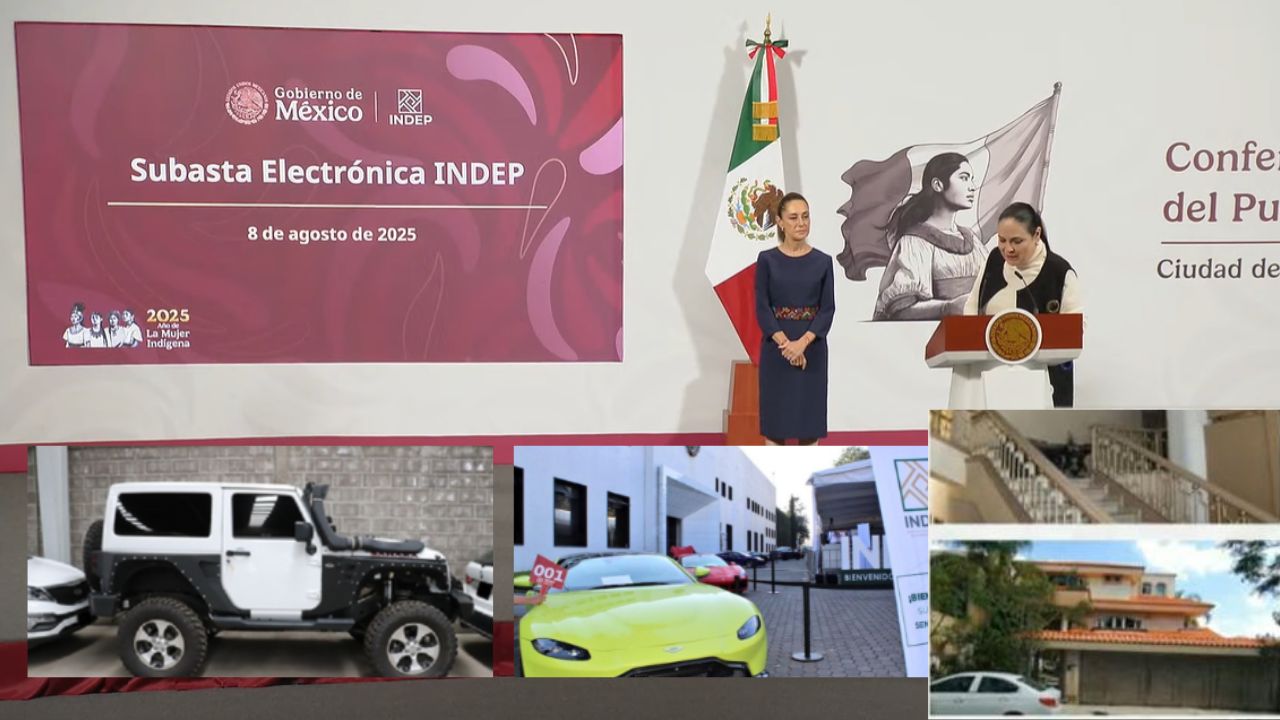 Venden bienes decomisados en primera subasta en línea del Indep