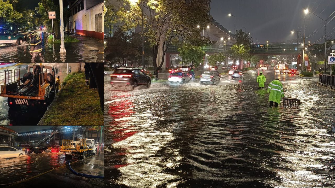 Lluvia deja 38 millones de metros cúbicos de agua en CDMX