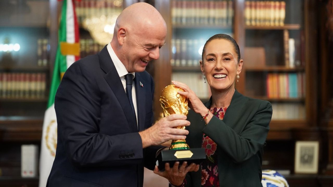 Sheinbaum ya tiene su boleto para el partido inaugural del Mundial 2026