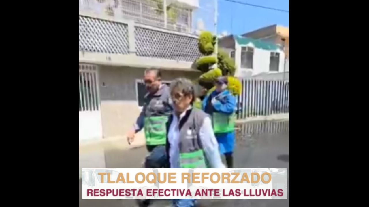 Programa Tlaloque atiende a vecinos afectados por inundaciones en CDMX